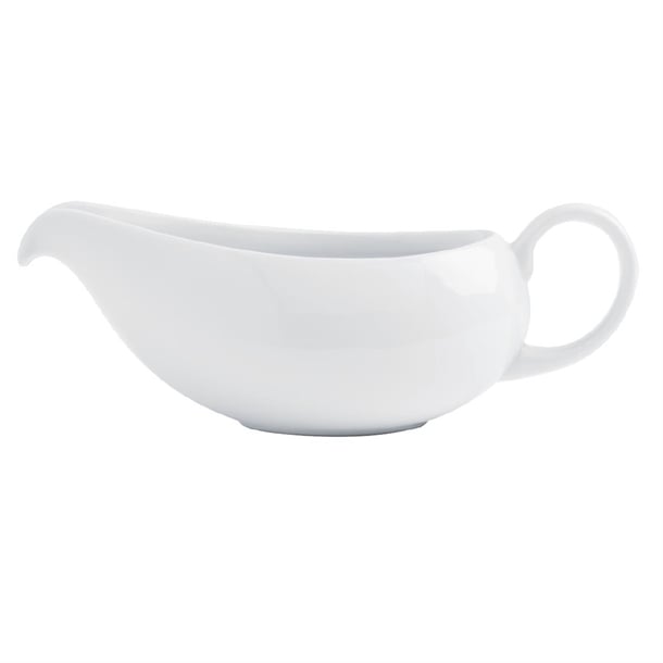 Royal Porcelain Classic White Gravy Boat 380ml (2 Pack) gt932