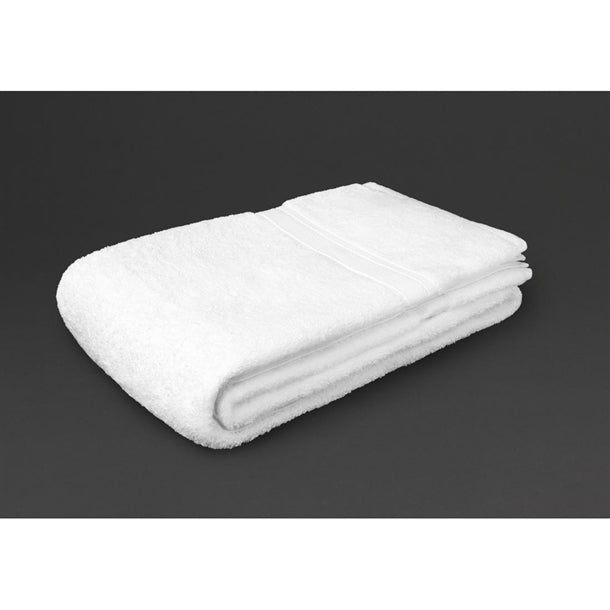 Mitre Luxury Savanna Bath Sheet White hr086