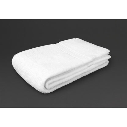 Mitre Luxury Savanna Bath Sheet White hr086