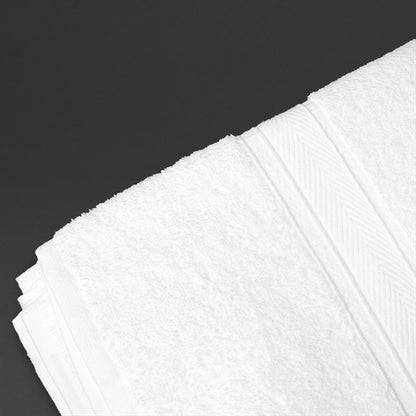 Mitre Luxury Savanna Bath Sheet White hr086