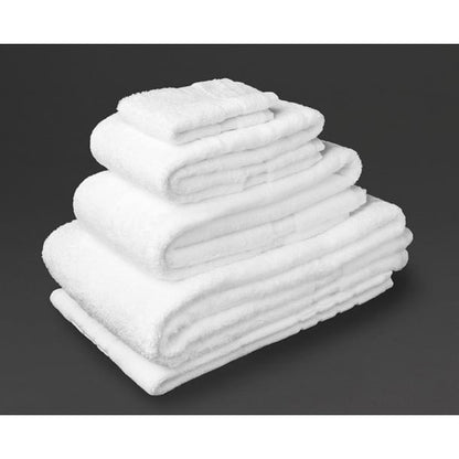 Mitre Luxury Savanna Bath Sheet White hr086