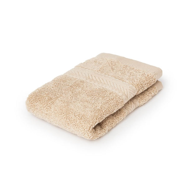Mitre Essentials Nova Face Cloth Beige (10 Pack) hb624