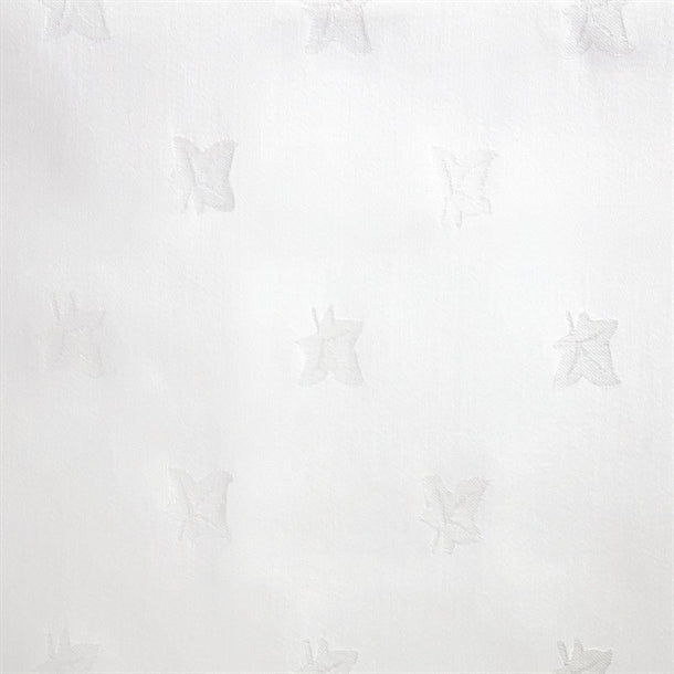 Mitre Luxury Luxor Tablecloth Ivy Leaf White p_gw455