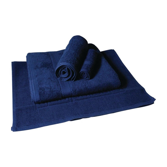 Mitre Essentials Nova Colour Towel Set Navy hb538