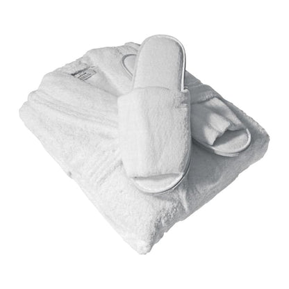 Mitre Luxury Curzon Bathrobe and Slipper Set Large hb544
