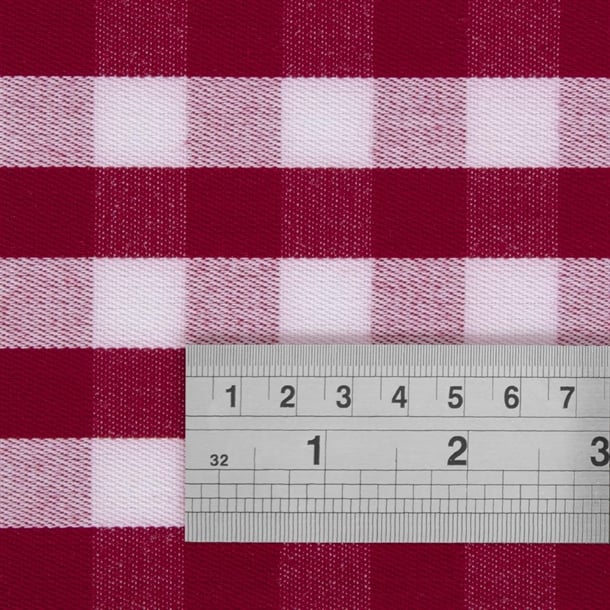 Gingham Polyester Napkins Red Check (10 Pack) hb580