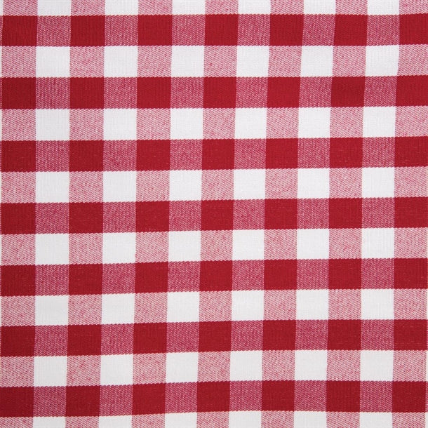 Gingham Polyester Napkins Red Check (10 Pack) hb580