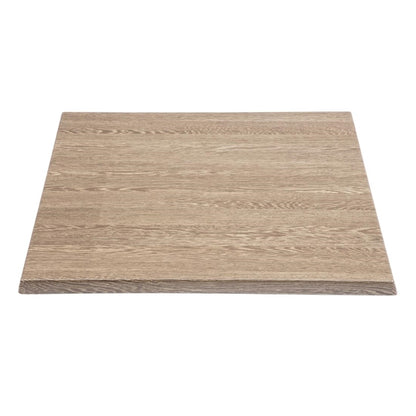 Bolero Pre-Drilled Square Table Top Wenge Grain 700mm hc295