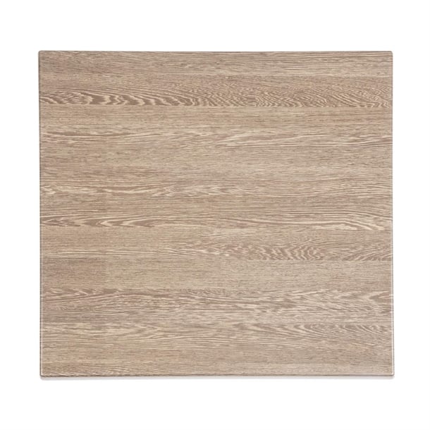 Bolero Pre-Drilled Square Table Top Wenge Grain 700mm hc295