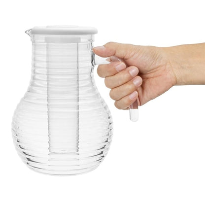 Olympia Kristallon Jug With Cooling Tube Polycarbonate Ridged 1600ml hc357