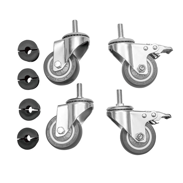 Vogue Stainless Steel Table Castors (Set of 4) hc847