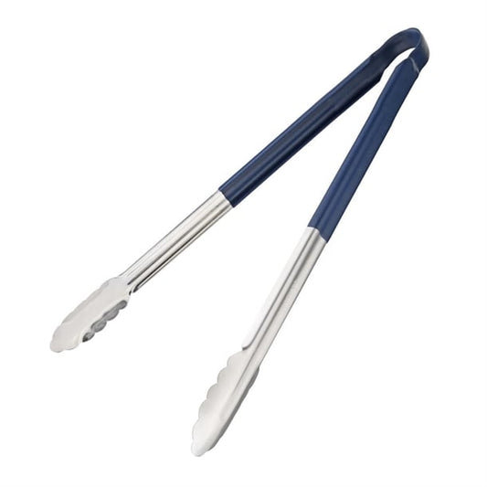 Hygiplas Colour Coded Serving Tong Blue - 405mm hc849