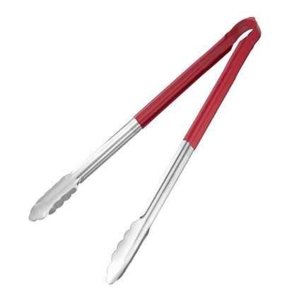 Hygiplas Colour Coded Serving Tong Red 405mm hc854