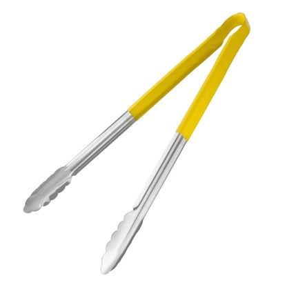 Hygiplas Colour Coded Serving Tong Yellow 405mm hc855