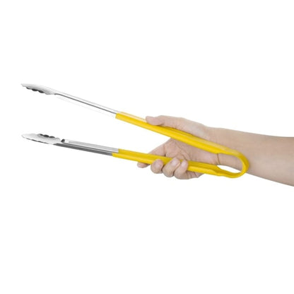Hygiplas Colour Coded Serving Tong Yellow 405mm hc855
