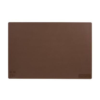 Hygiplas Low Density Antibacterial Chopping Board Brown 450x300x10mm hc857