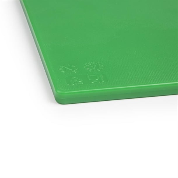 Hygiplas Low Density Antibacterial Chopping Board Green 450x300x10mm hc858