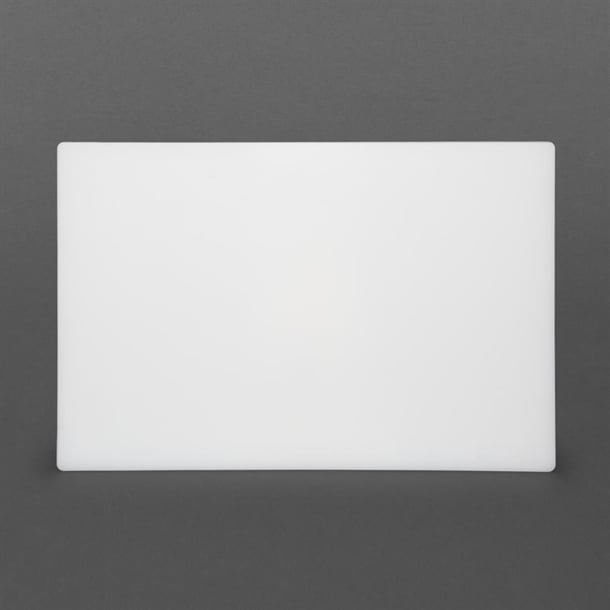 Hygiplas Low Density Antibacterial Chopping Board White 450x300x10mm hc860