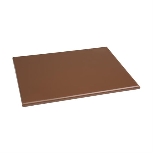 Hygiplas High Density Brown Chopping Board Small 305x229x12mm hc864