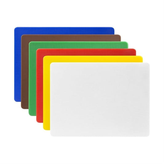 Hygiplas Low Density 6-Piece Chopping Board Set 300x225x10mm hc885