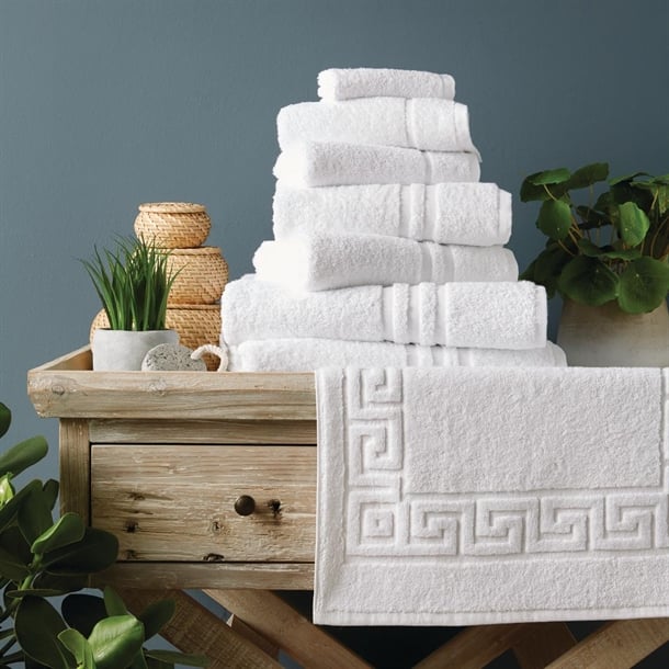 Mitre Eco Hand Towel White p_hd218