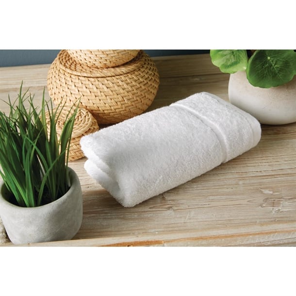 Mitre Eco Hand Towel White p_hd218