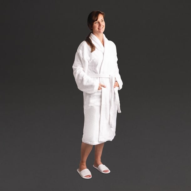 Eco Robe, Bathrobes White - Large hd222