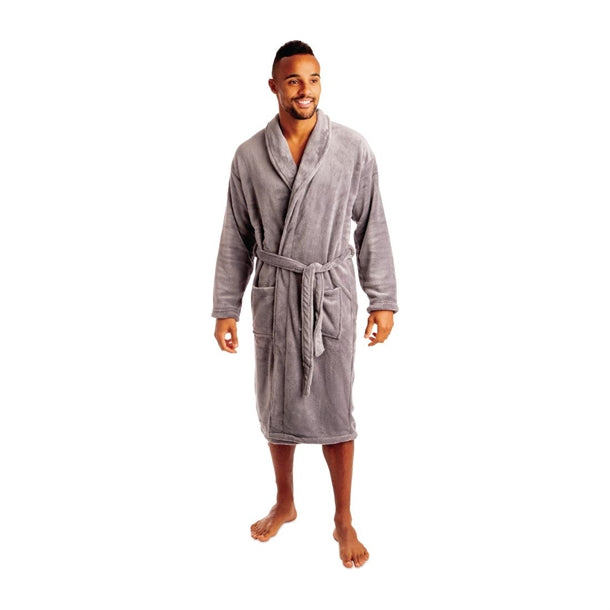 Mitre Comfort Vienna Bathrobe Grey L hd237