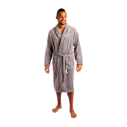 Mitre Comfort Vienna Bathrobe Grey L hd237
