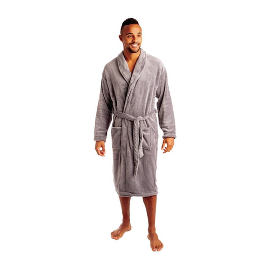 Mitre Comfort Vienna Bathrobe Grey L hd237