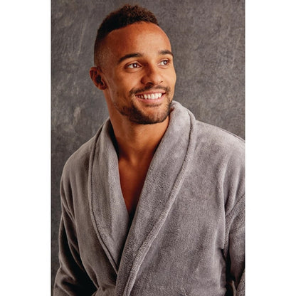 Mitre Comfort Vienna Bathrobe Grey L hd237