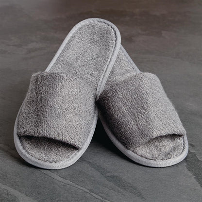 Mitre Luxury Curzon Open Toe Slippers Grey hd244