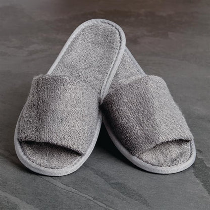 Mitre Luxury Curzon Open Toe Slippers Grey hd244