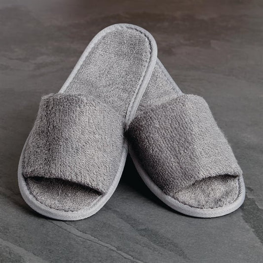 Mitre Luxury Curzon Open Toe Slippers Grey hd244