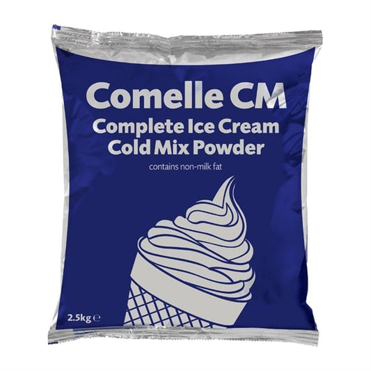 Comelle Vanilla Complete Ice Cream Cold Mix Powder 2.5kg (6 Pack) hn937