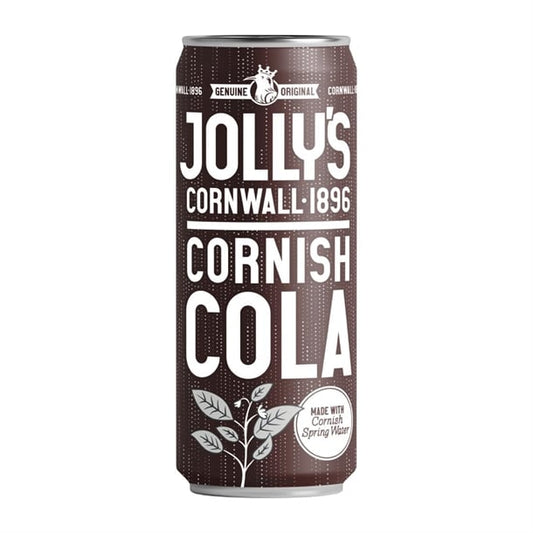 Jolly's Cornish Cola Cans 250ml (24 Pack) hn944