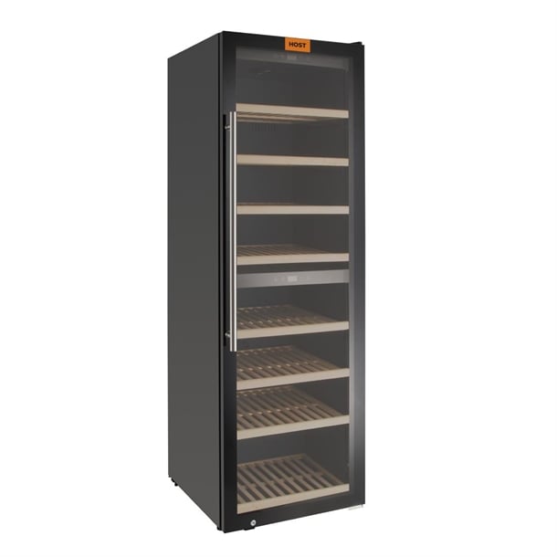 HOST 2 Zone Wine Fridge Black 180 Bottle ht256