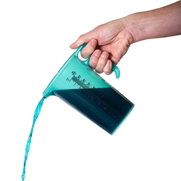 Pro-Measures Polypropylene Measuring Jug Green 1Ltr hp863