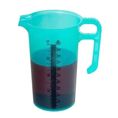 Pro-Measures Polypropylene Measuring Jug Green 1Ltr hp863