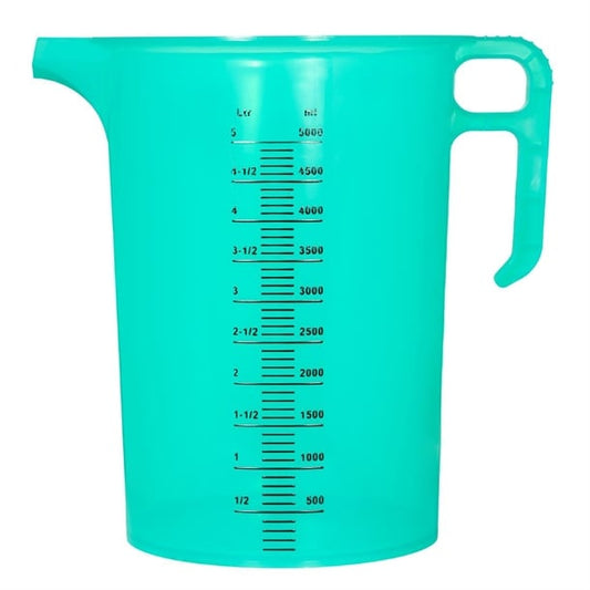 Pro-Measures Polypropylene Measuring Jug Green 5Ltr hp865