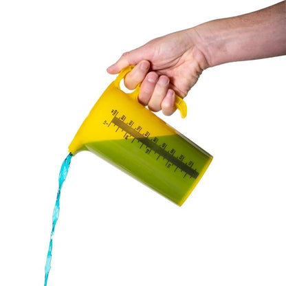 Pro-Measures Polypropylene Measuring Jug Yellow 1Ltr hp869
