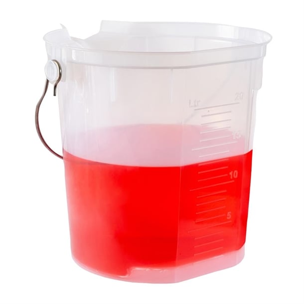 Pro-Measures Polypropylene Measuring Bucket 20Ltr hp874