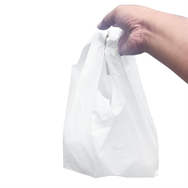 Fiesta Recyclable Large White Carrier Bag (1000 Pack) hp875