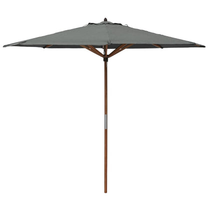 Rowlinson Willington Wooden Parasol Grey 2.7m hp883