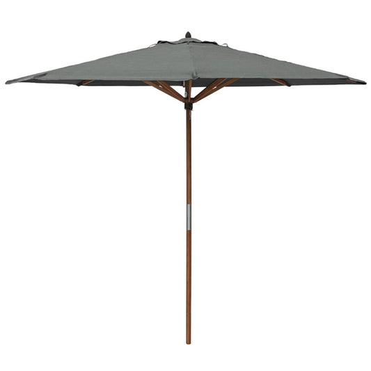 Rowlinson Willington Wooden Parasol Grey 2.7m hp883