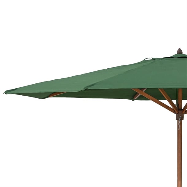 Rowlinson Willington Wooden Parasol Green 2.7m hp884