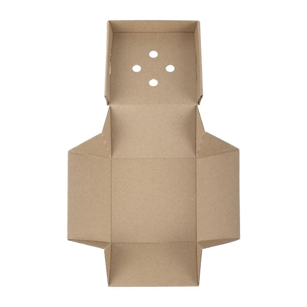 Fiesta Compostable Fold-Out Burger Boxes (100 Pack) hp942
