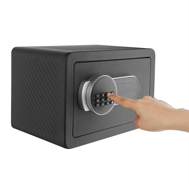 Bolero Standard Hotel Room Safe Black 200x310x200mm hp950