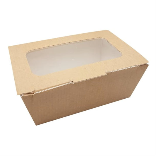Huhtamaki Taste Small Food to Go Box With Window (360 Pack) hp955
