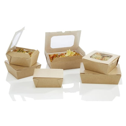 Huhtamaki Taste Small Food to Go Box With Window (360 Pack) hp955